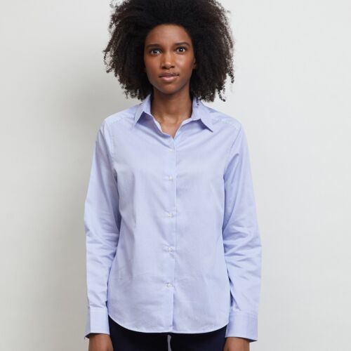 NEOBLU Ladies Baptiste Striped Long Sleeve Shirt Thumbnail