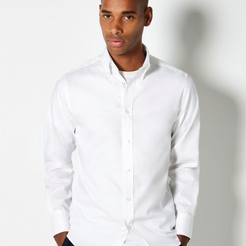 Tailored Fit Long Sleeve Premium Oxford Shirt Thumbnail