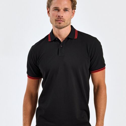 Men's classic fit tipped polo Thumbnail