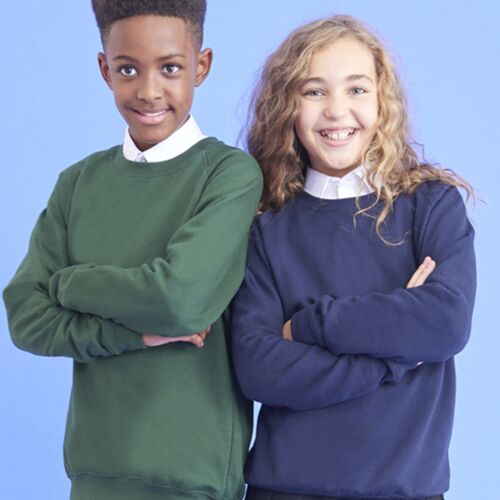 AWDis Academy Kids Raglan Sweatshirt Thumbnail