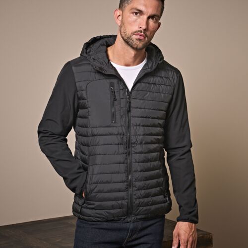 Men's Hooded Crossover Jacket Thumbnail