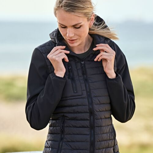 Ladies' Hooded Crossover Jacket Thumbnail