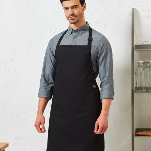 Premier Fairtrade Organic Cotton Bib Apron Thumbnail