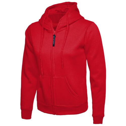 Ladies Classic Full Zip Hooded Sweatshirt Thumbnail