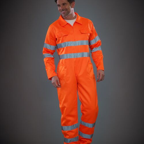 Yoko Hi-Vis Poly/Cotton Coverall Thumbnail