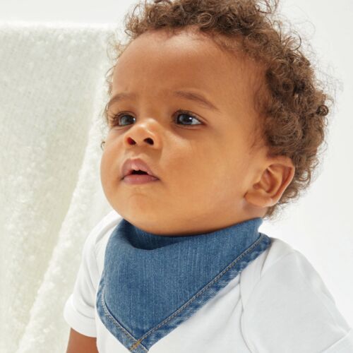 Baby Rocks Denim Bandana Bib Thumbnail
