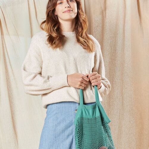 Organic Cotton Mini Mesh Grocery Bag Thumbnail