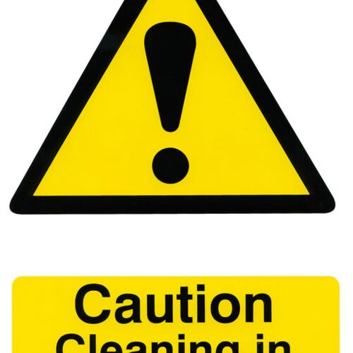 CAUTION CLEANING IN PROGRESS 200MM X 300MM Thumbnail