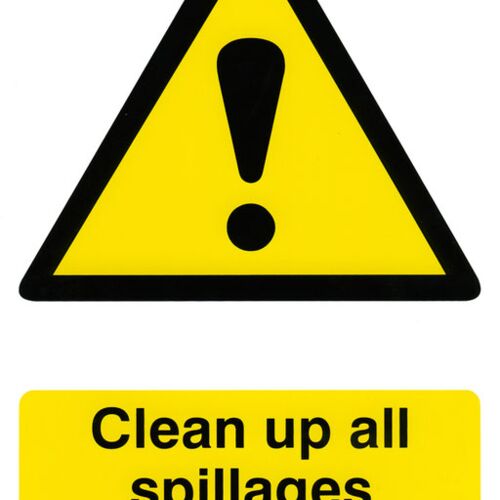 CLEAN UP ALL SPILLAGES 200MM X 300MM Thumbnail