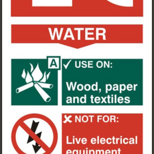 FIRE EXTINGUISHER WATER SAV PK 5  82MM X 202MM Thumbnail