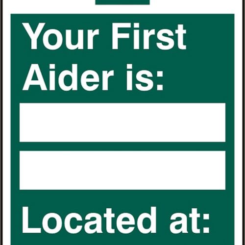 FIRST AIDER LOCATED SAV (PK5) 200MM X 300MM Thumbnail
