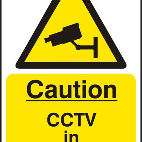WARNING CCTV SAV  (PK5) 200MM X 300MM Thumbnail