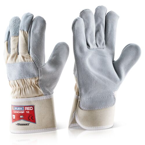 CANADIAN HIGH QUALITY RED RIGGER GLOVE Pk10 Thumbnail