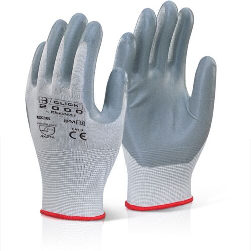 NITRILE FOAM POLYESTER GLOVE Pk10 Thumbnail