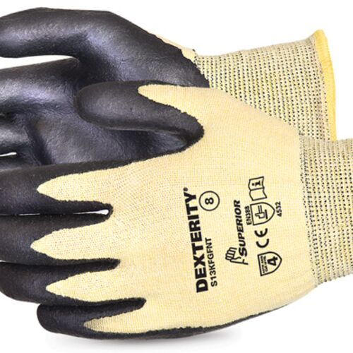 DEXTERITYÆ NITRILE PALM-COATED CUT-RESISTANT STRING-KNIT GLOVE Thumbnail