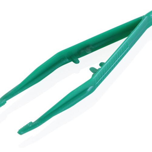 CLICK MEDICAL TWEEZERS PLASTIC  Bx 10 Thumbnail