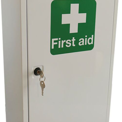 SINGLE DOOR METAL FIRST AID CABINET Each Thumbnail