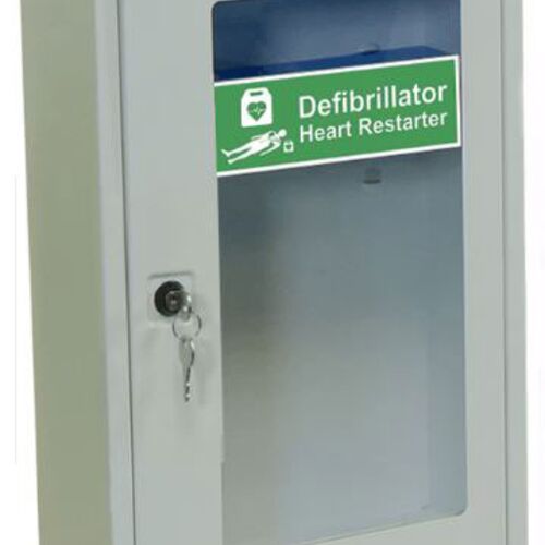 INDOOR DEFIBRILLATOR CABINET WITH KEY LOCK Each Thumbnail