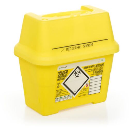 SHARP SAFE SHARPS BIN 2LTR  Each Thumbnail