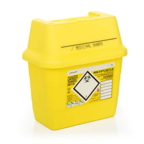 SHARP SAFE SHARPS BIN 3LTR  Each Thumbnail