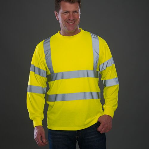 S178 Hi-Vis Long Sleeve T-Shirt Thumbnail